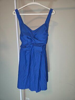 BloomChic One‑Piece Swimsuit | Size 22–24 | Adjustable Straps | Skort Bottom